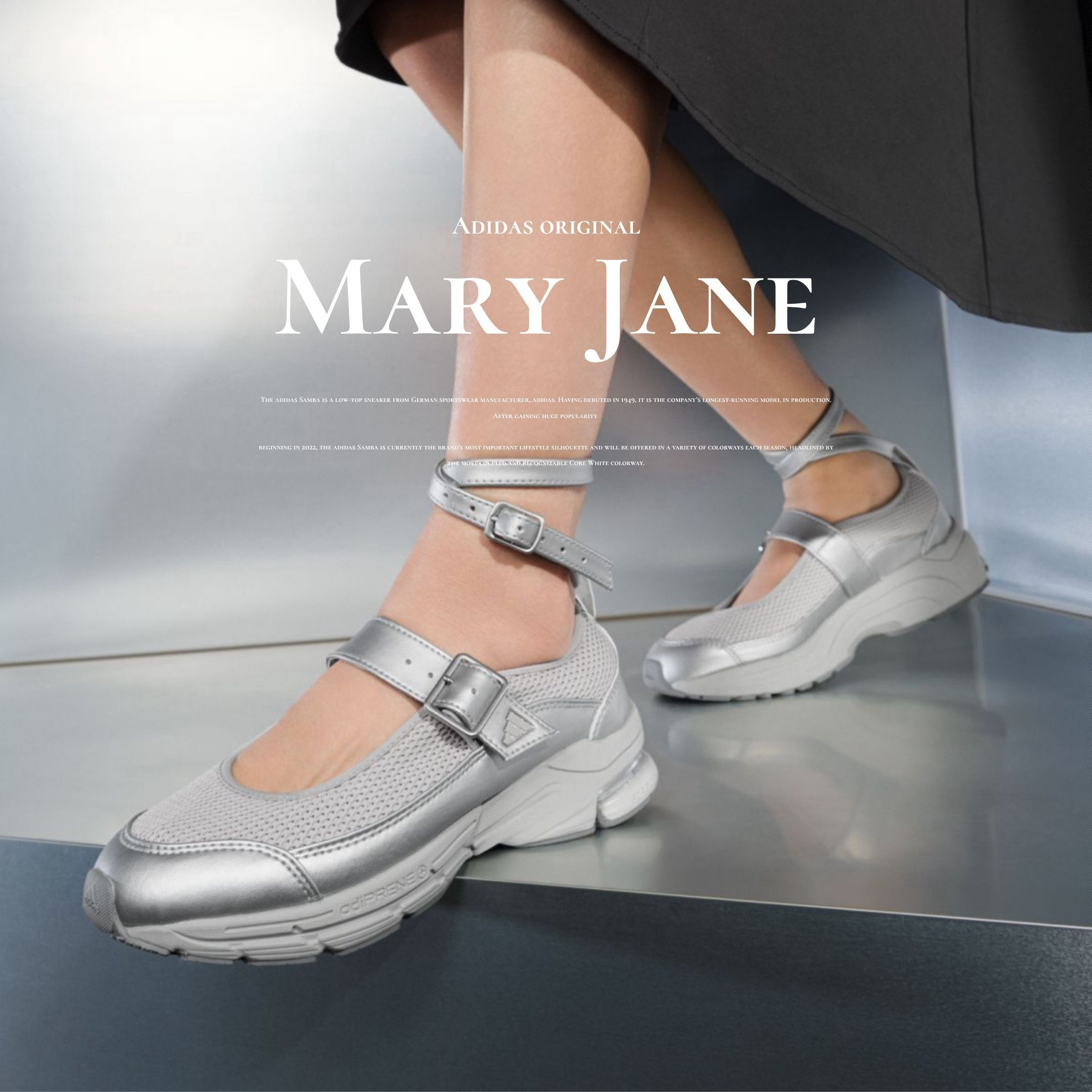 NICEDAY 代購 Adidas Formotion Mary Jane 灰色 瑪莉珍 運動鞋 芭蕾運動風 JS4055