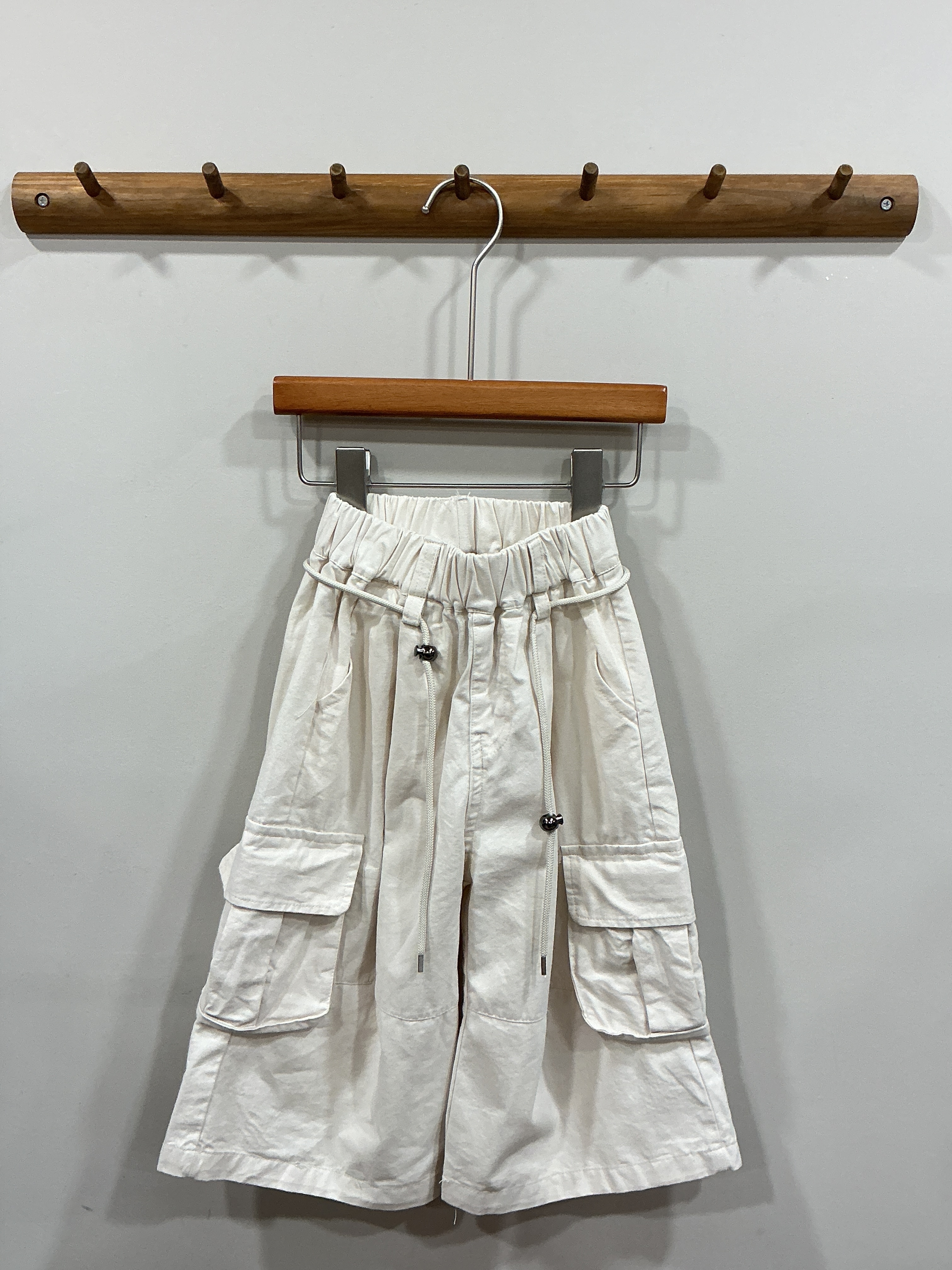 A04816可調節穿繩工裝褲