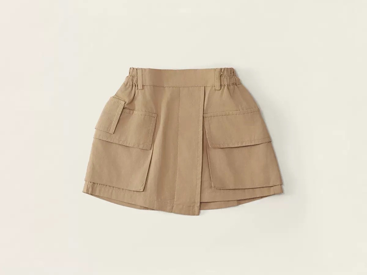 不規則工裝風短裙