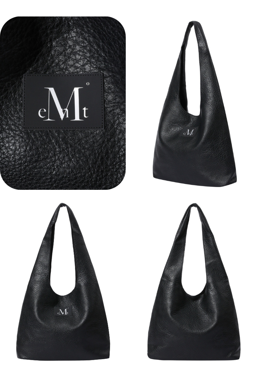 【 4/19收單 】MUCENT 鱷魚壓紋標誌皮革肩背包 韓國