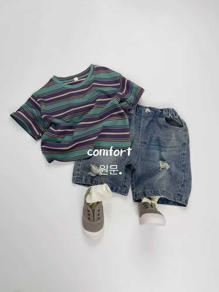 街頭風牛仔短褲