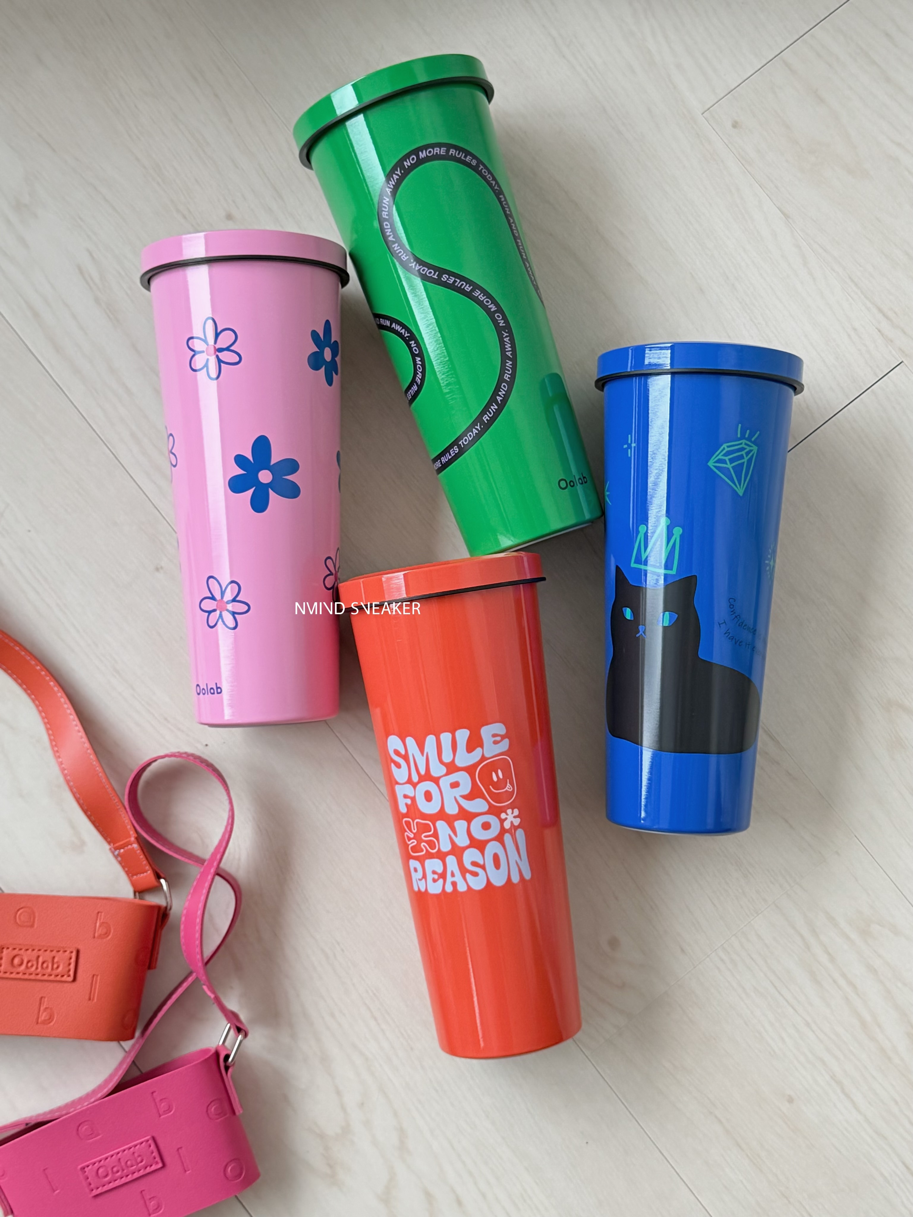 <2026首團> Oolab 甜酷調色盤 陶瓷易潔層吸管杯850ml