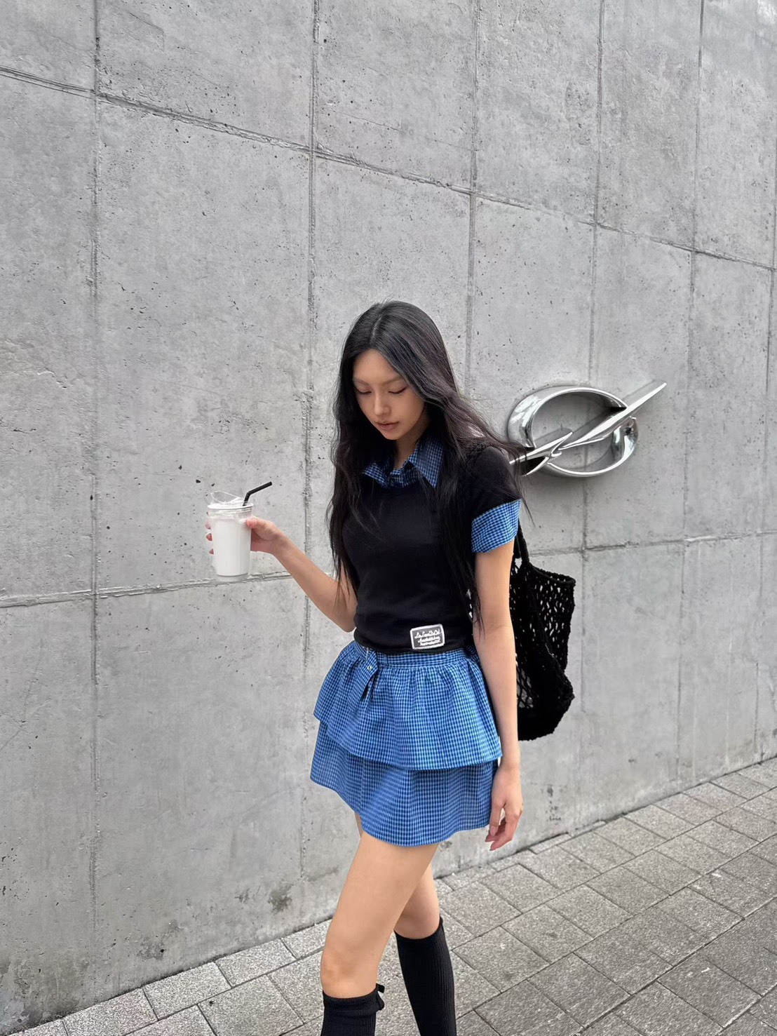 短袖標籤背花圖T