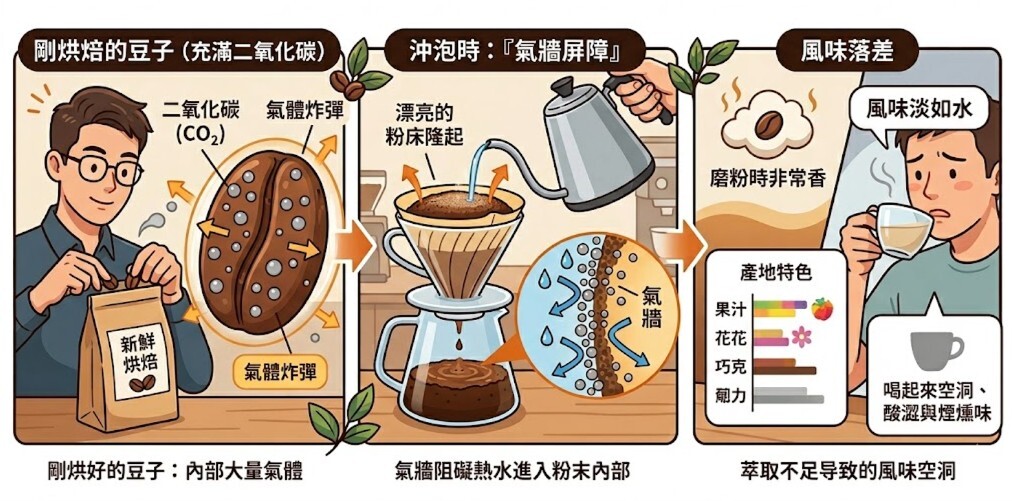 新鮮不等於好喝?Xinto 告訴你為什麼咖啡需要「呼吸」!