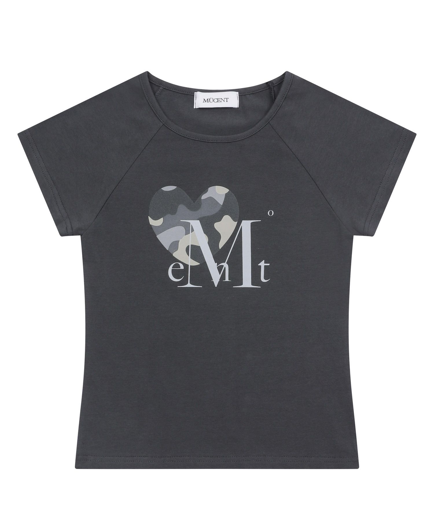 MUCENT 迷彩愛心短袖T恤 P00000YZ