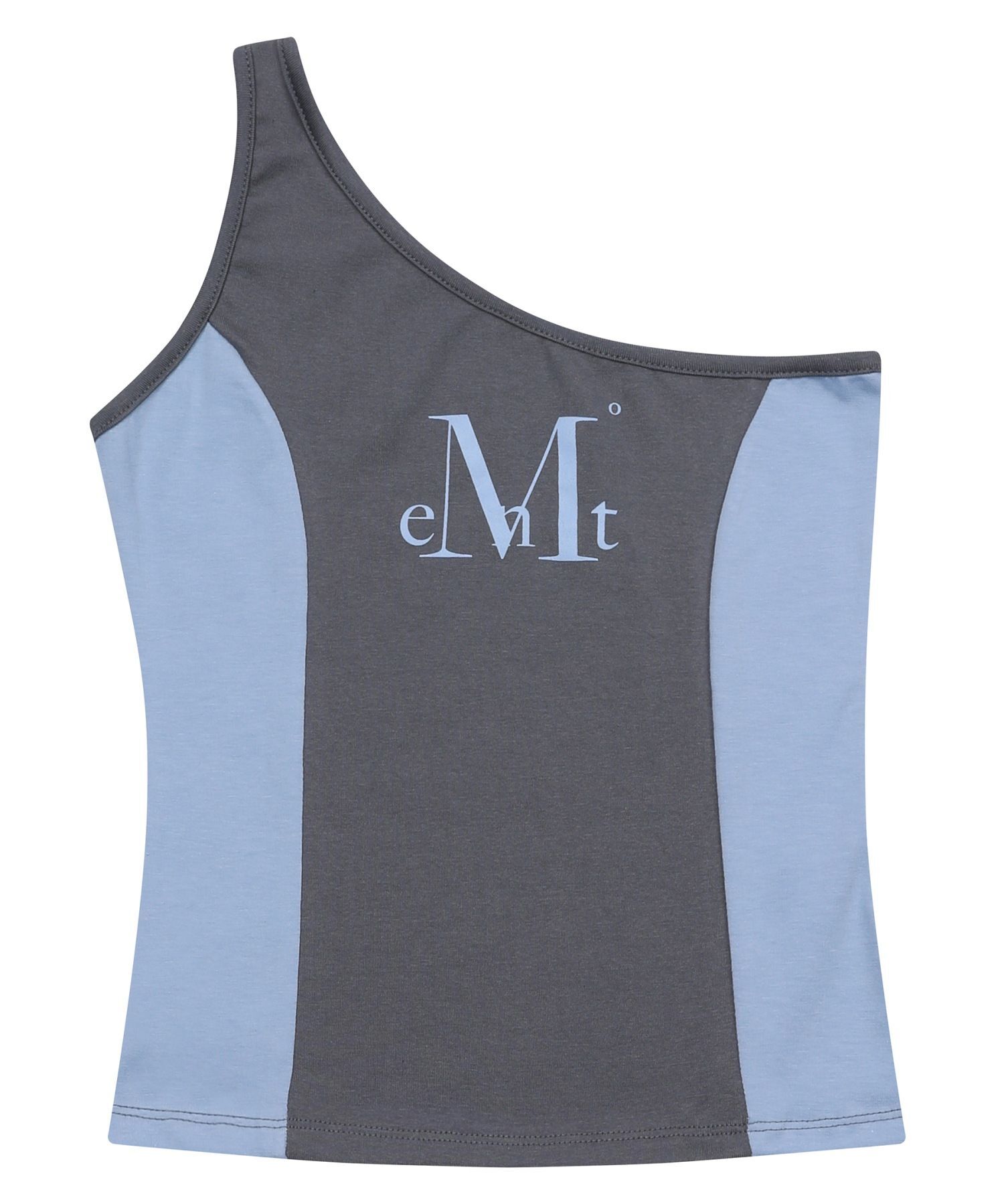 MUCENT 不對稱單肩無袖背心 P0000BBR