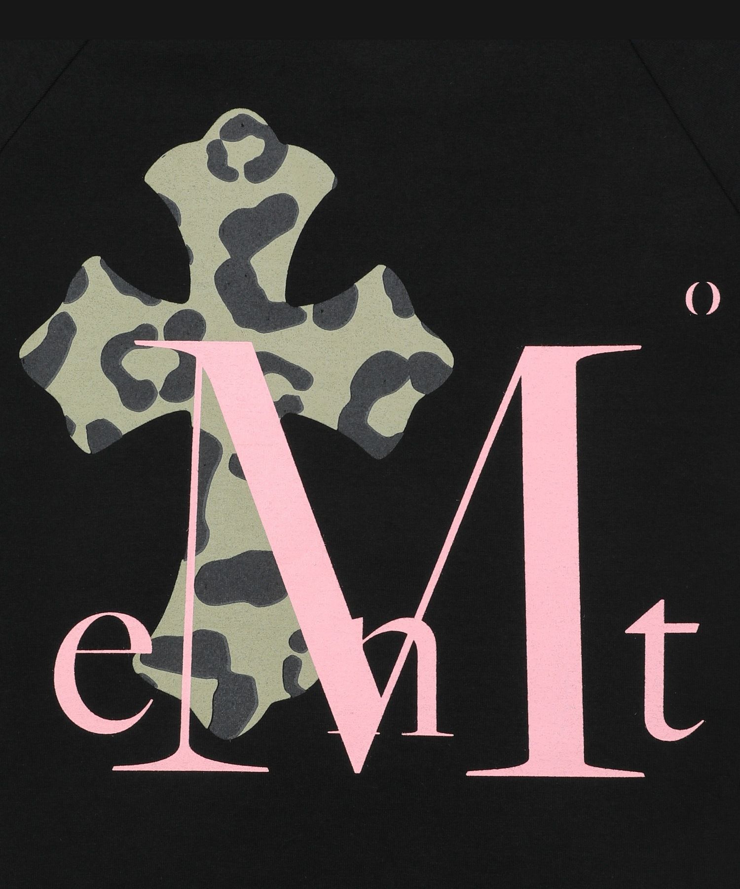 MUCENT 沙漠迷彩交叉設計修身短袖上衣 P00000ZE