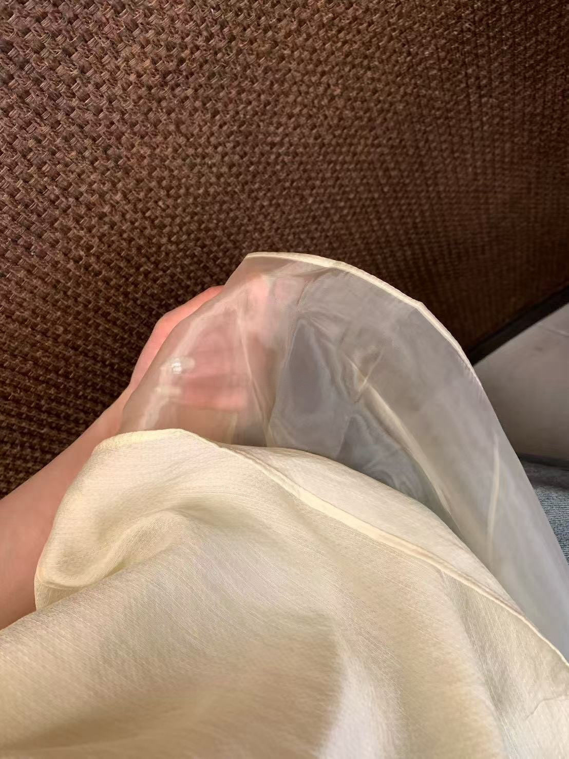 803 肌理感層次紗紗背心