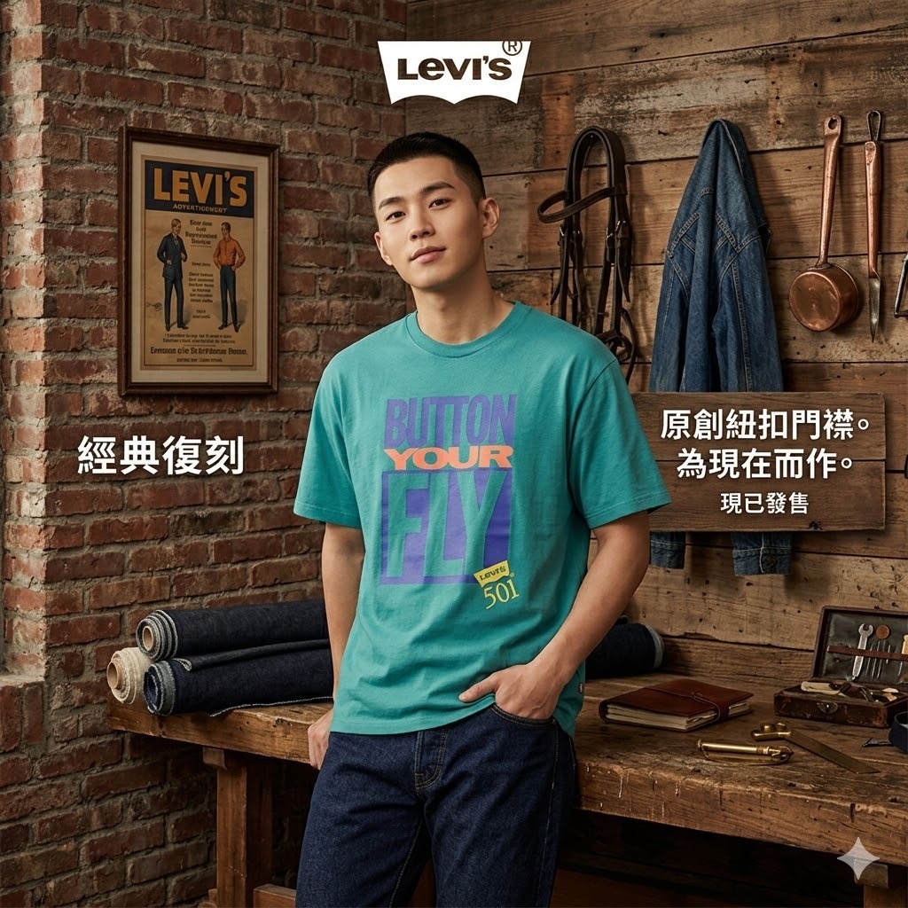 【預購】H040859 Levi's 男裝圖案短袖 T-shirt