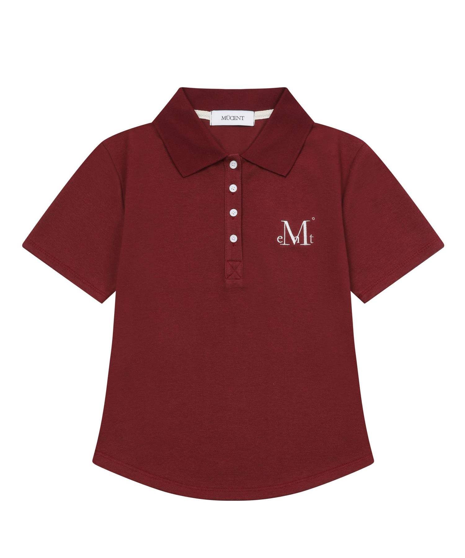 MUCENT 修身圓弧領短袖T恤 P0000BBW