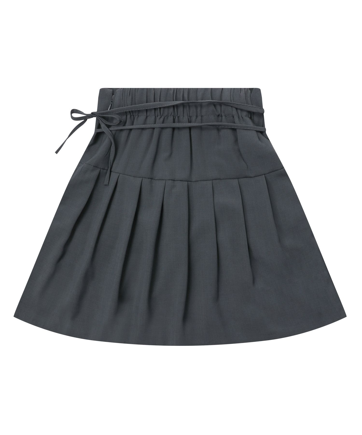 MUCENT 後鬆緊蝴蝶結百褶裙 P00000PS