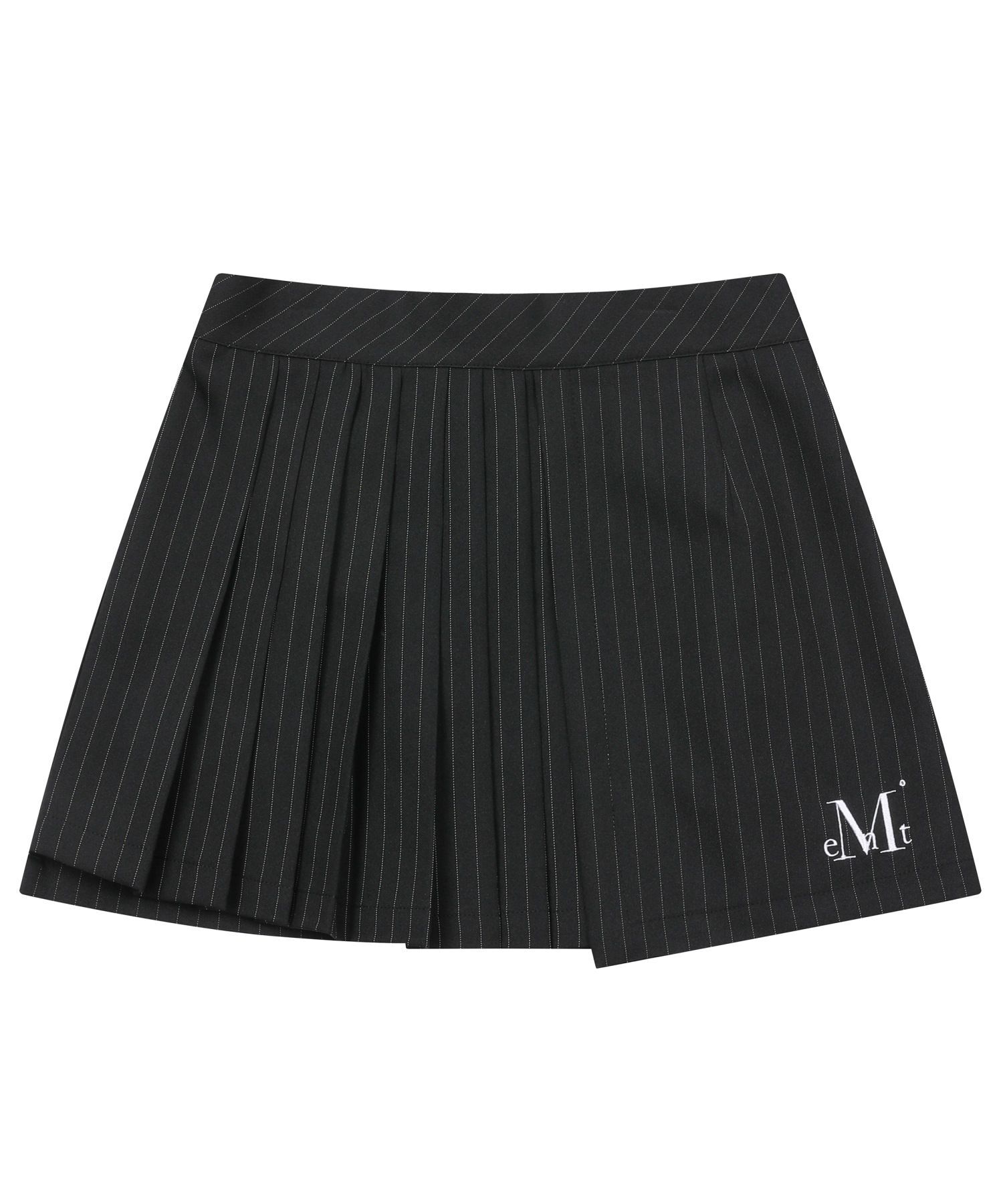 MUCENT 條紋拼接百褶裙 P0000BDH