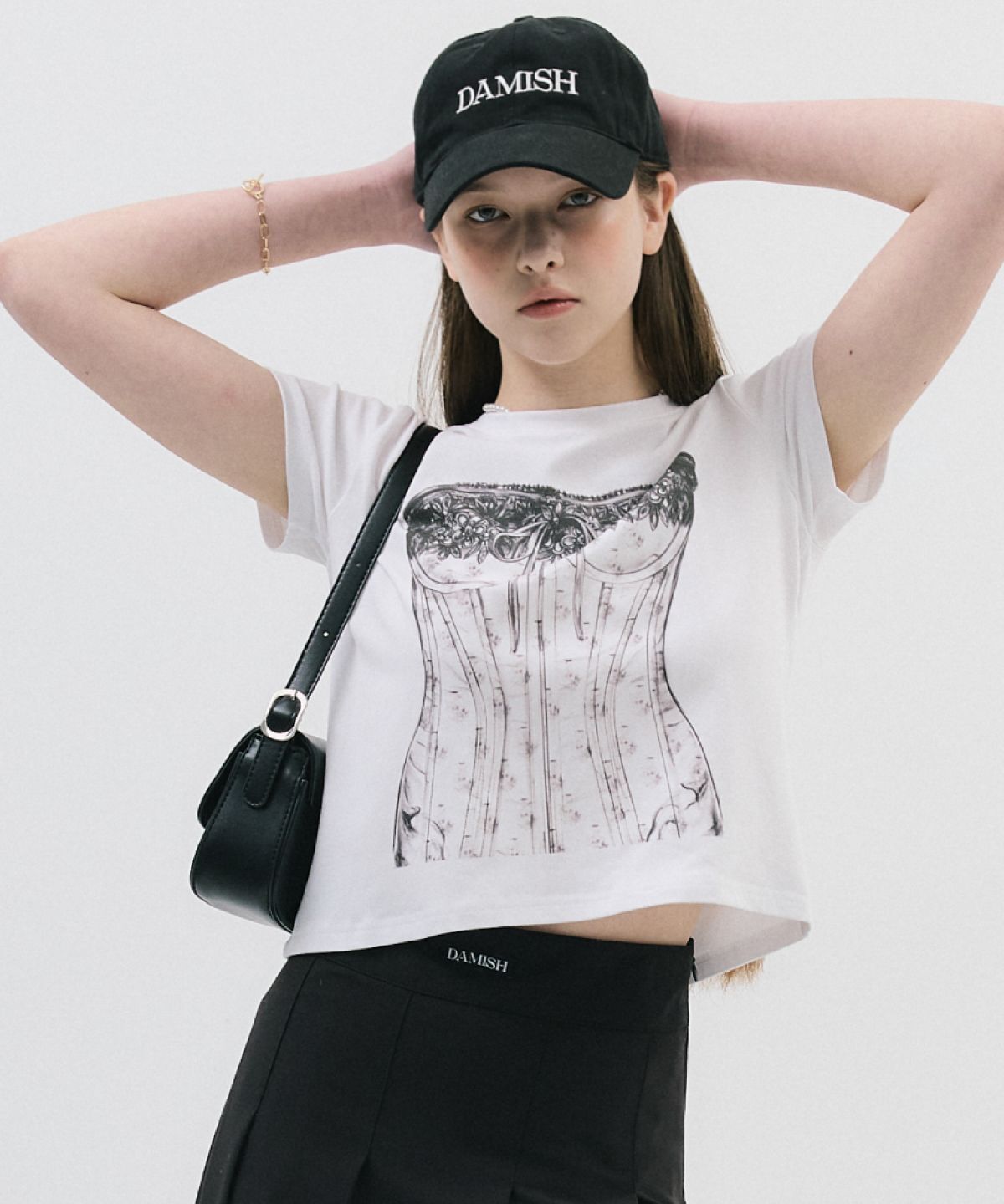DAMISH 馬甲印花T恤 P00000DH
