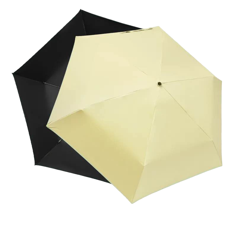 【雨之戀】防曬輕棉花羽毛傘  黃