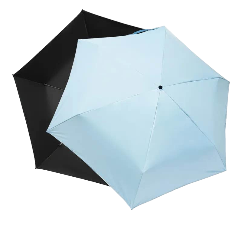 【雨之戀】防曬輕棉花羽毛傘  藍