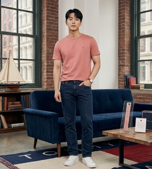 【預購】H040891 Tommy Hilfiger 男裝經典小旗標短袖 T-shirt