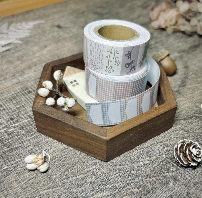 好築藝．標籤機貼紙膠帶 窗花星語2/屋下格紋 <整捲/分裝>