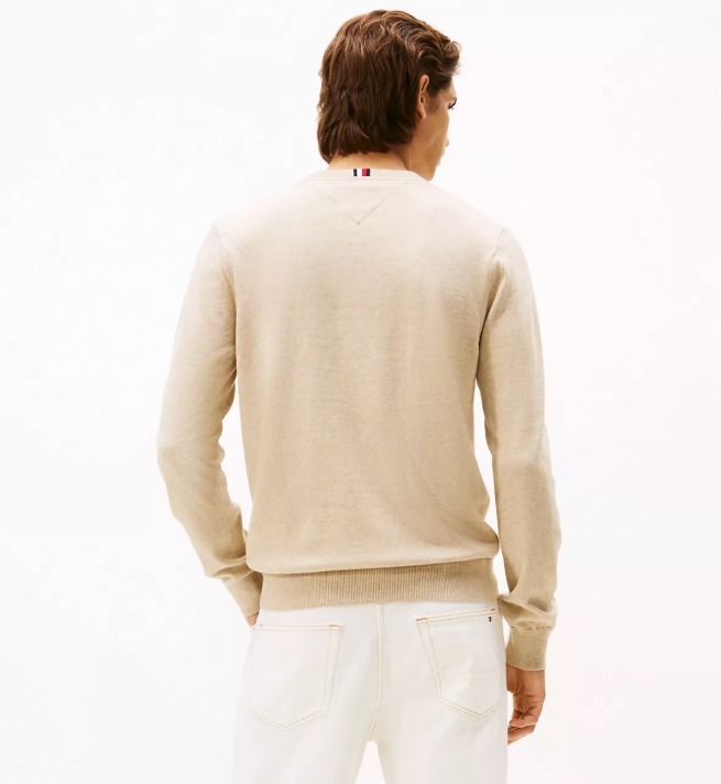 【現貨】H0408107 Tommy Hilfiger 男裝經典 V 領小旗標針織毛衣