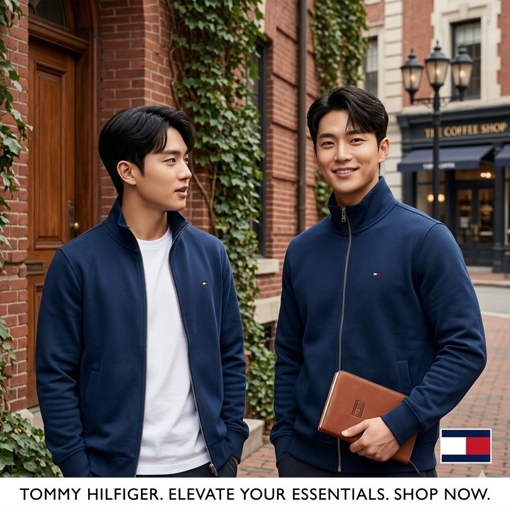 【預購】H0408108 Tommy Hilfiger 男裝經典立領拉鍊運動外套