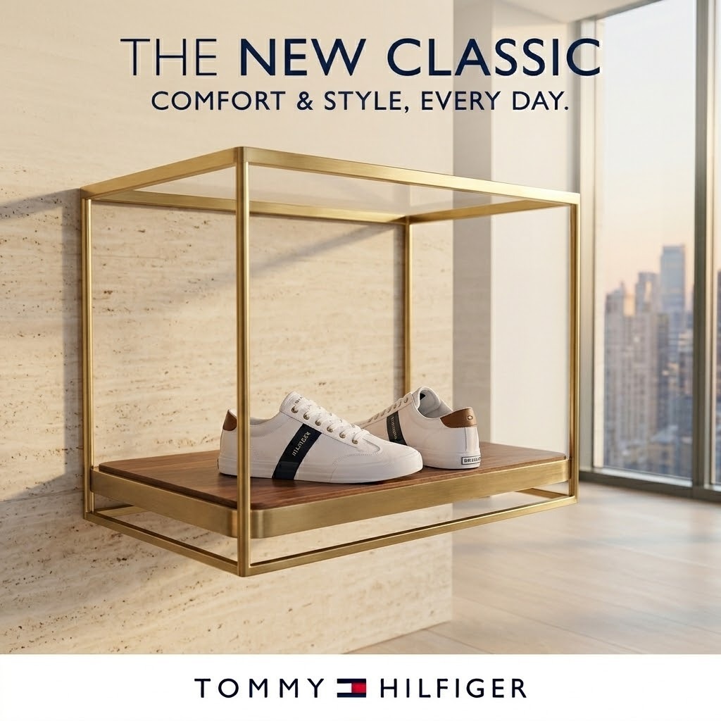 【預購】Tommy Hilfiger H040812 男裝經典紅白藍運動鞋