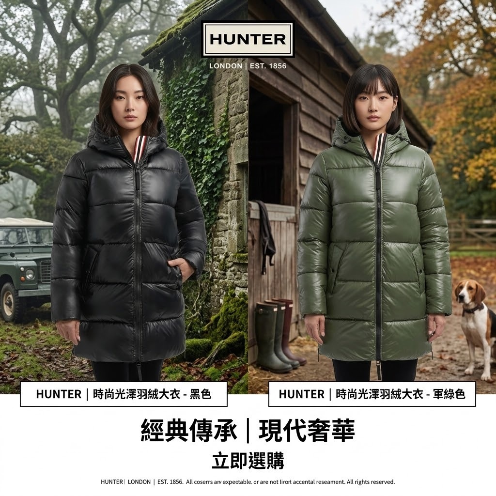 【預購】Hunter H040818 女裝Puffer外套
