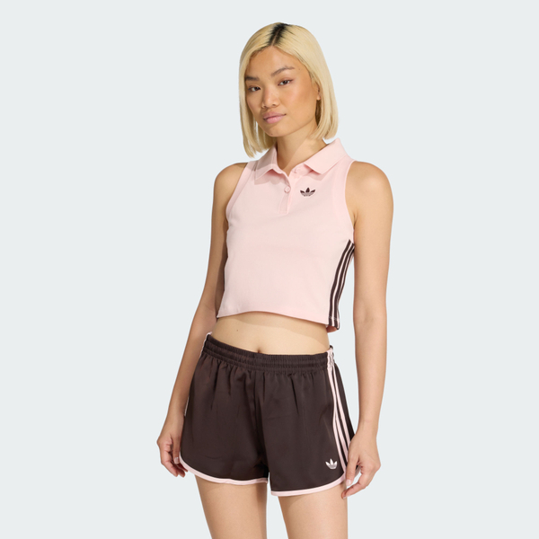 Adidas 愛迪達 Polo Tank KD3703 女 Polo衫 運動上衣 無袖上衣 粉紅 亞版