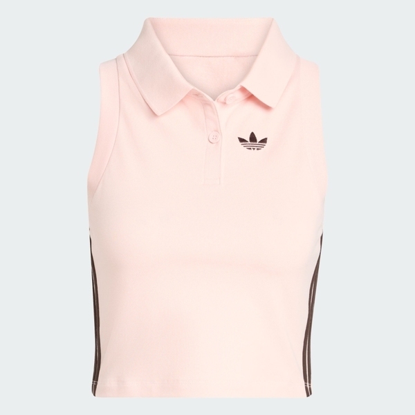 Adidas 愛迪達 Polo Tank KD3703 女 Polo衫 運動上衣 無袖上衣 粉紅 亞版