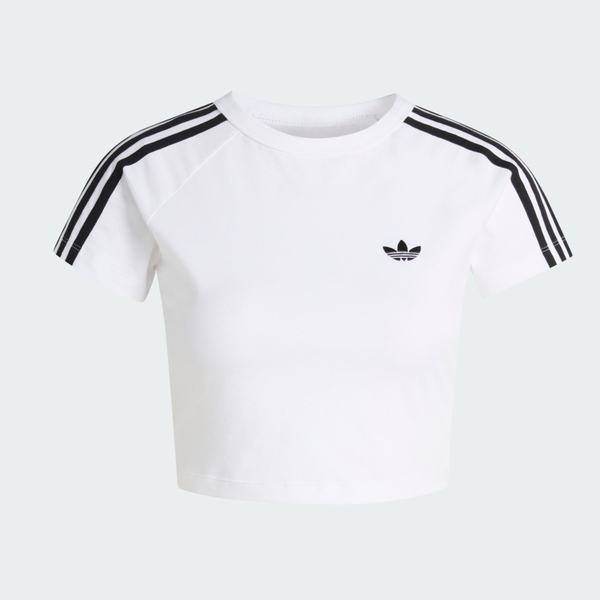 Adidas 愛迪達 Sst Baby Tee KG3699 女 T恤 運動上衣 休閒短袖 白 亞版 短版