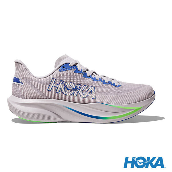 Hoka Mach 7 Wide 1171905-AYCB 男 慢跑鞋 寬楦 跑鞋 路跑 煙灰色 鈷藍