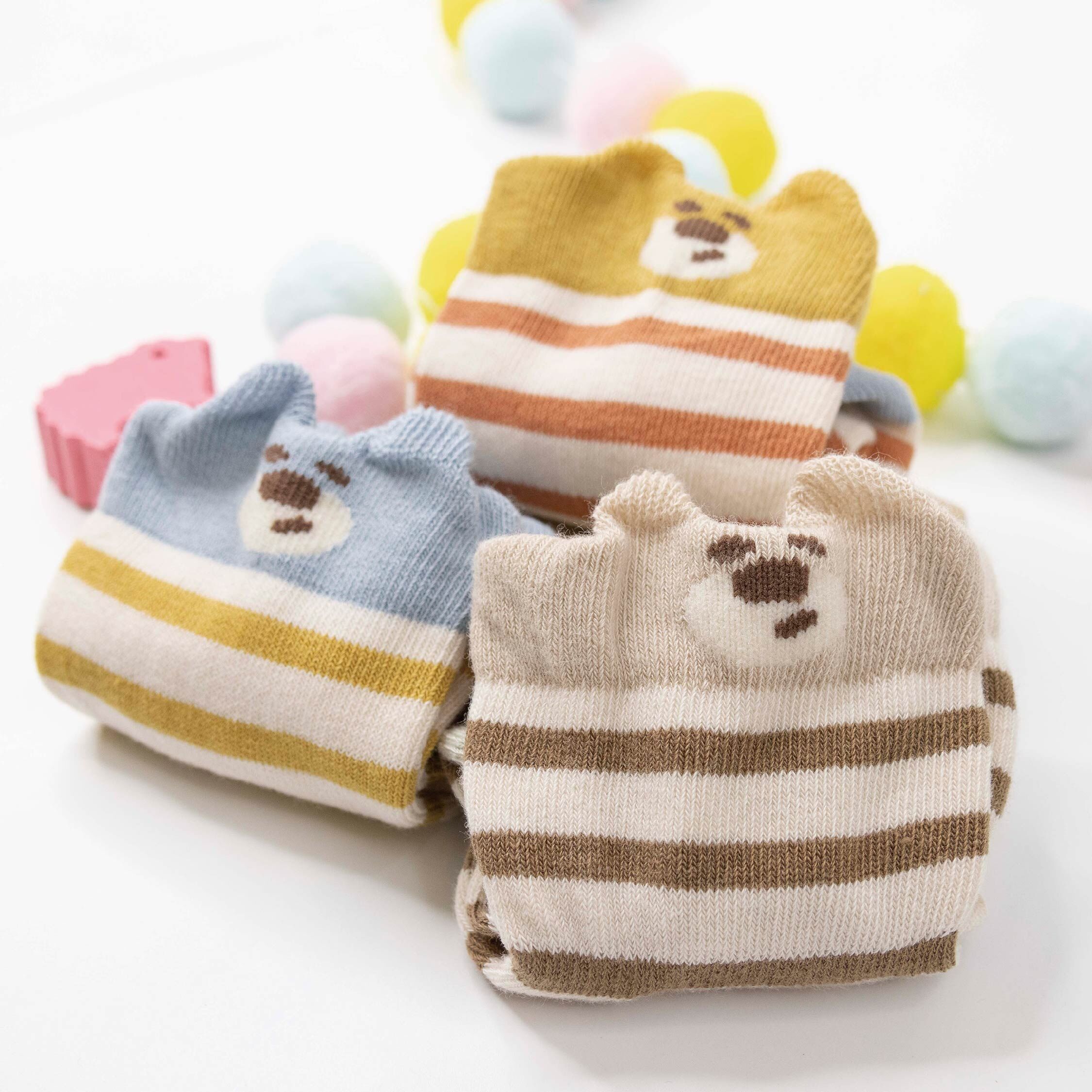 愛睏動物止滑襪＊三色 (JA4155)