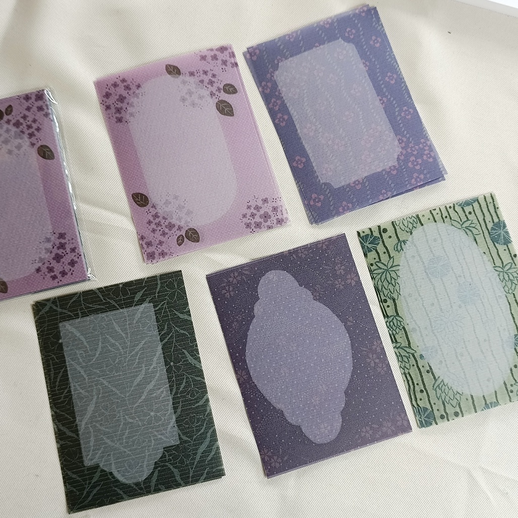 好築藝．M5描圖紙便簽活頁紙 靈感碎片/日式窗花