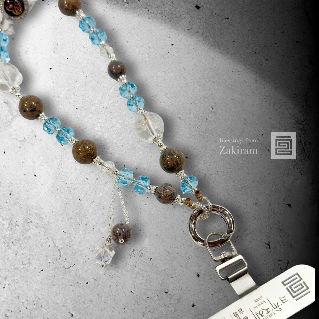 靈赫宮 扎基拉姆 合香珠 手機鏈（澄心歸淨