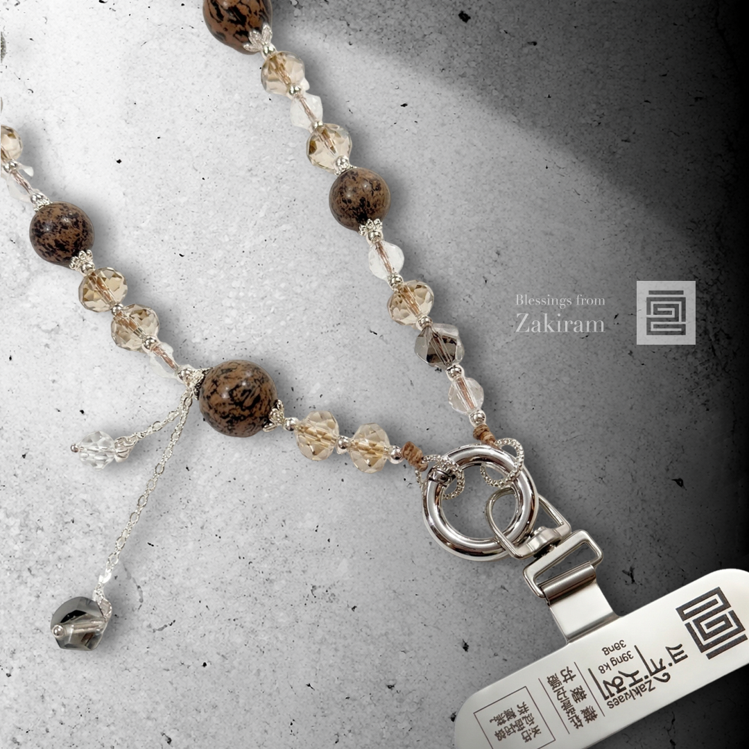 靈赫宮 扎基拉姆 合香珠 手機鏈（龍息歸元