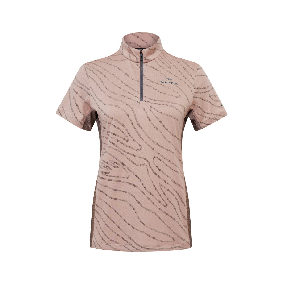 【EIDER】女Heritage拉鍊排汗透氣上衣/26EDWM26232-[玫瑰粉、卡其綠]