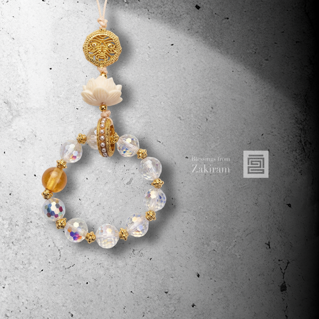 扎基拉姆 蓮花 轉運環 掛飾