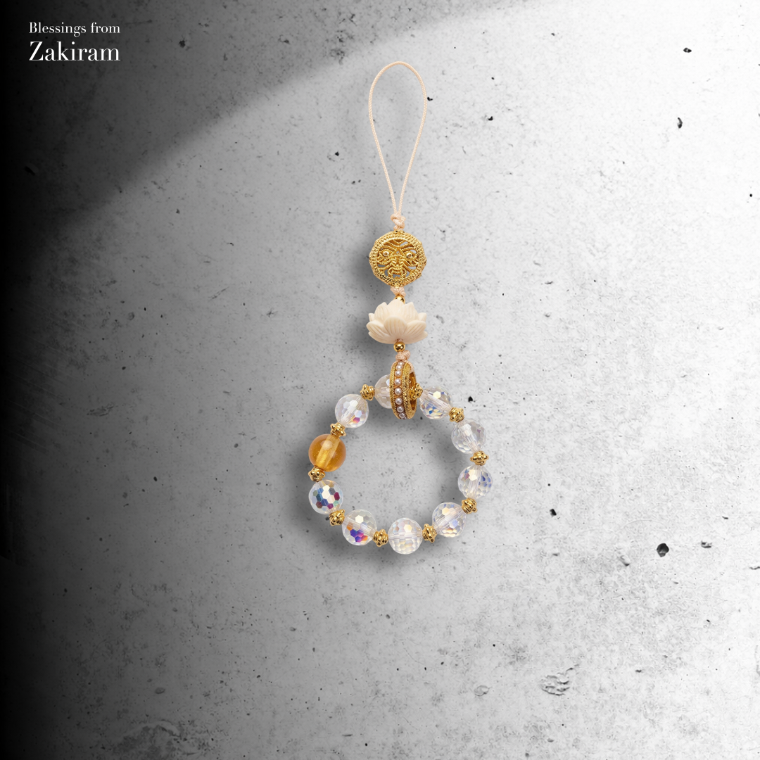 扎基拉姆 蓮花 轉運環 掛飾