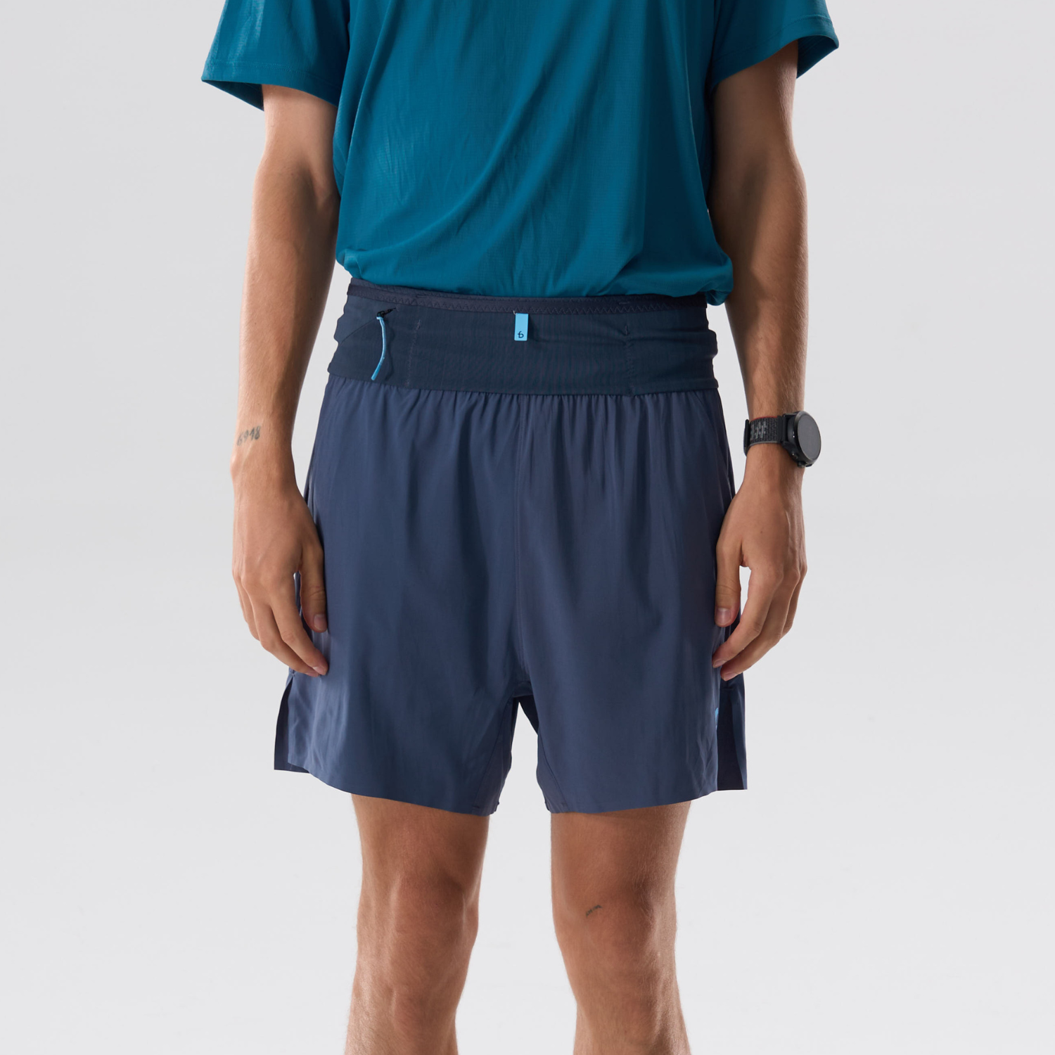 空氣腰包男生短褲 5“_ 4.0