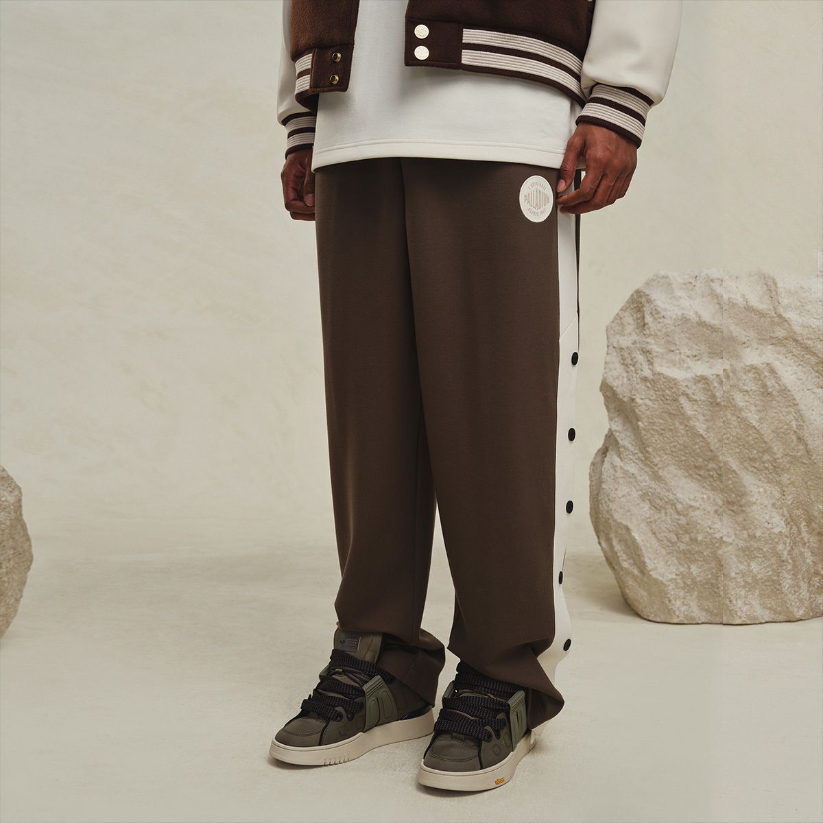 男裝 PALLADIUM LOGO 側面織帶長褲