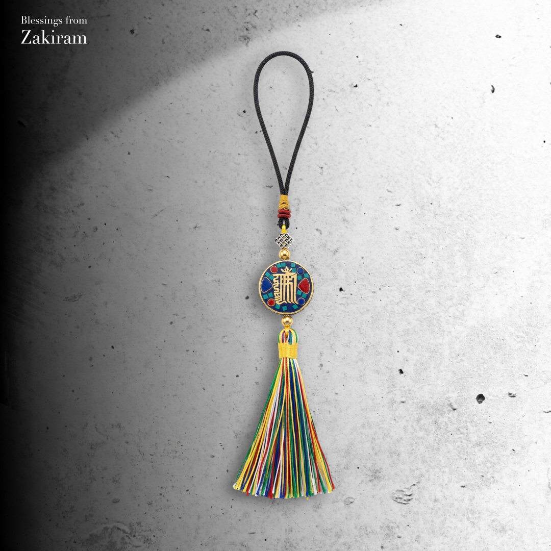 十相自在吉祥 五色繩掛飾