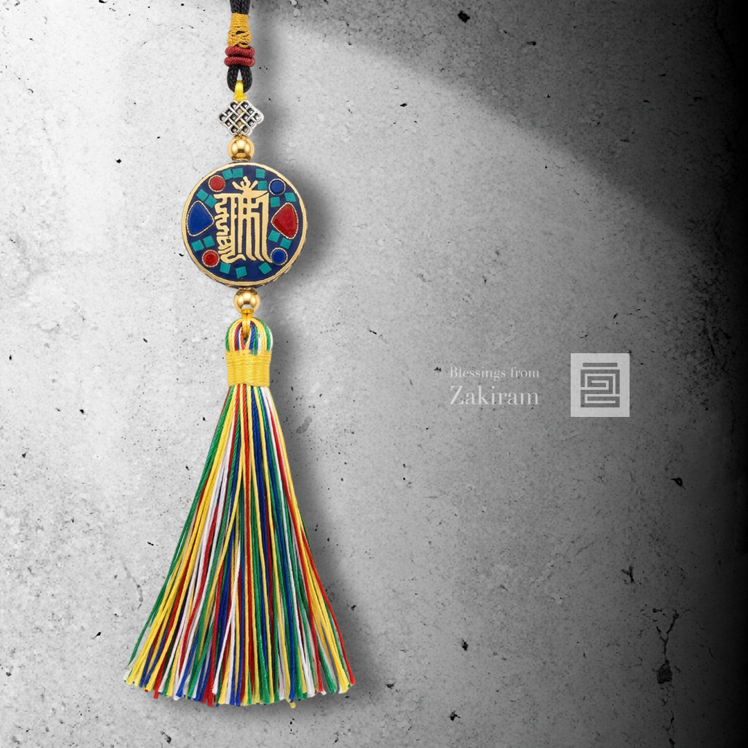 十相自在吉祥 五色繩掛飾