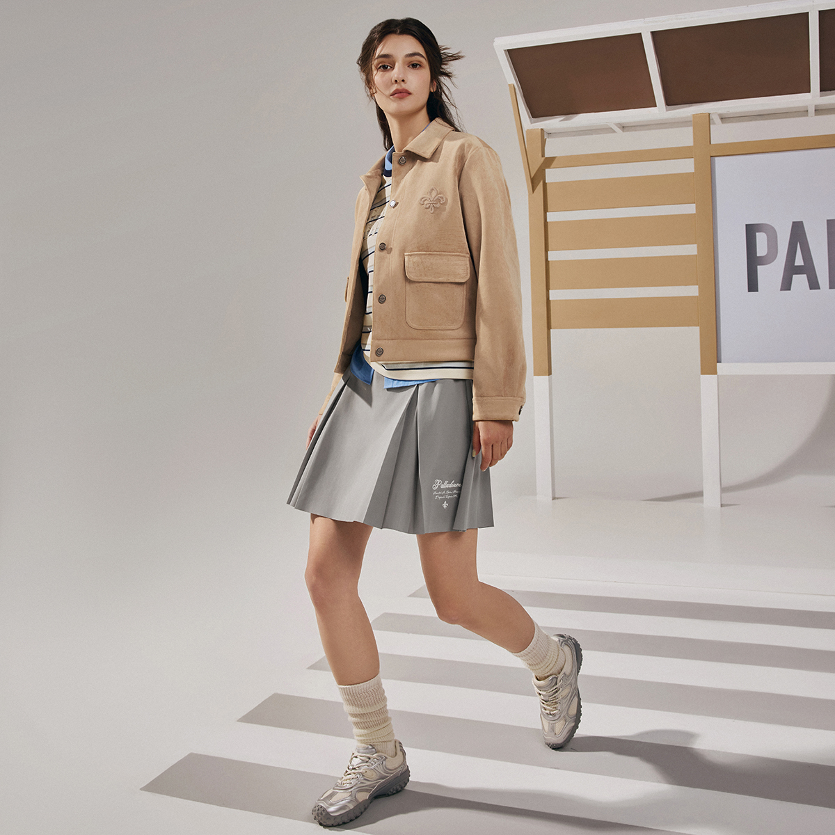 女裝 PALLADIUM LOGO A字短裙