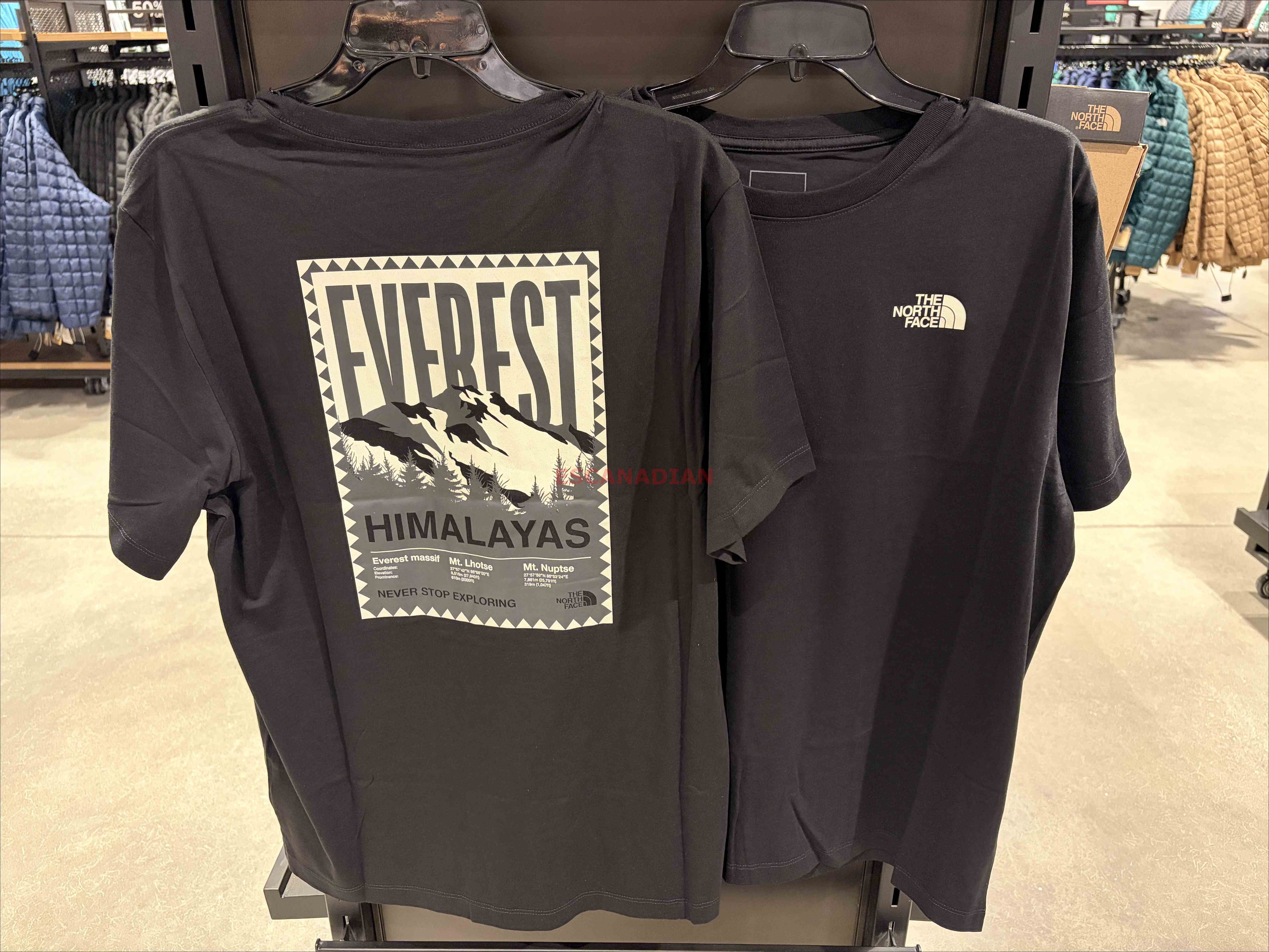 THE NORTH FACE 男大人 喜馬拉雅 正反山脈 短TEE