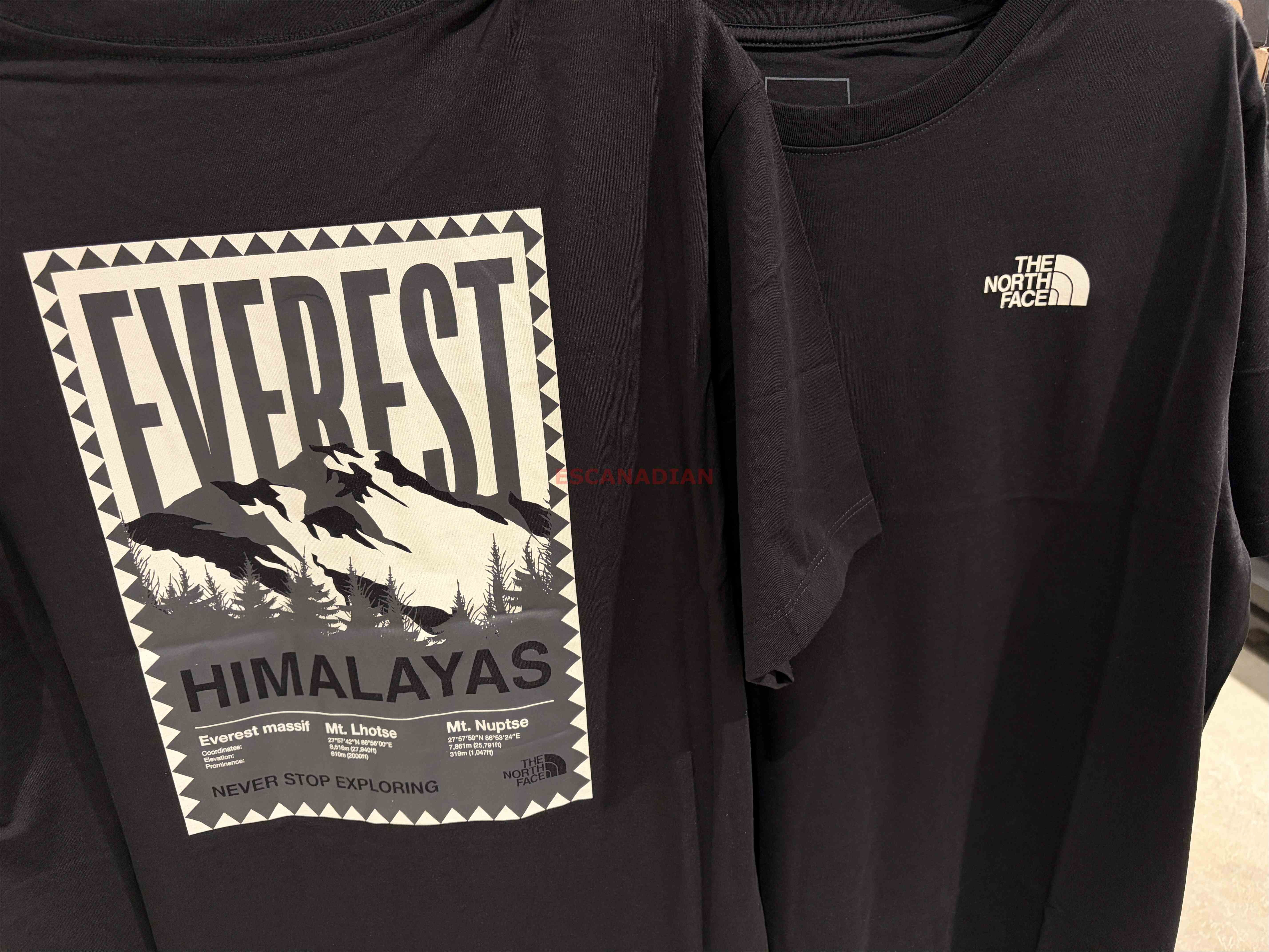 THE NORTH FACE 男大人 喜馬拉雅 正反山脈 短TEE