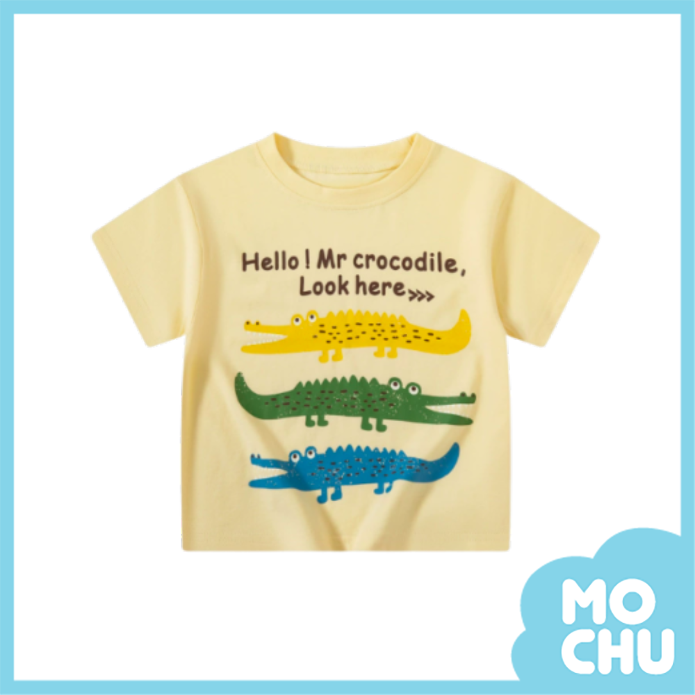 鱷魚疊疊樂短袖上衣(四色)