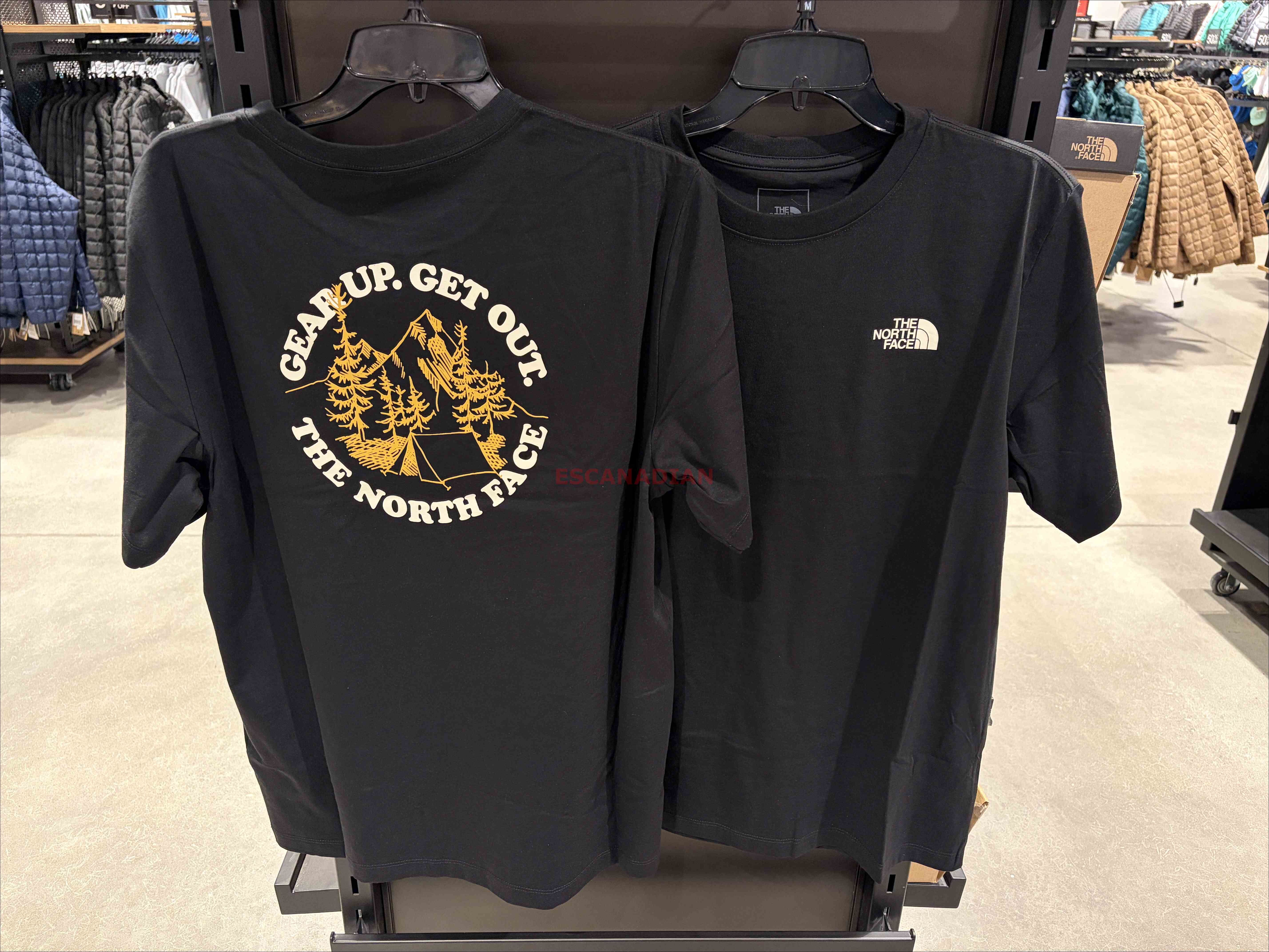 THE NORTH FACE 男大人 Gear Up露營 正反圖案 短TEE (2色)