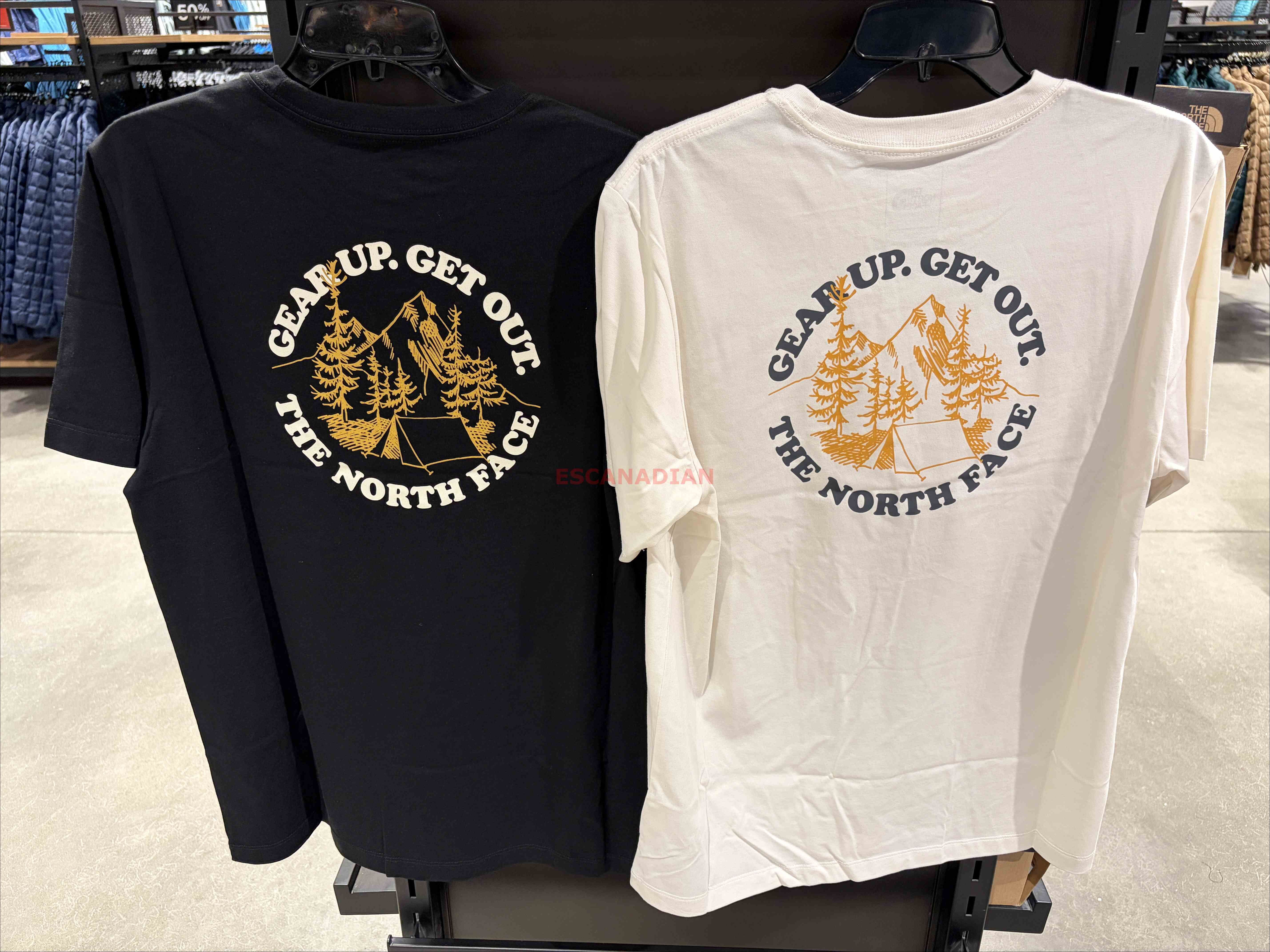 THE NORTH FACE 男大人 Gear Up露營 正反圖案 短TEE (2色)