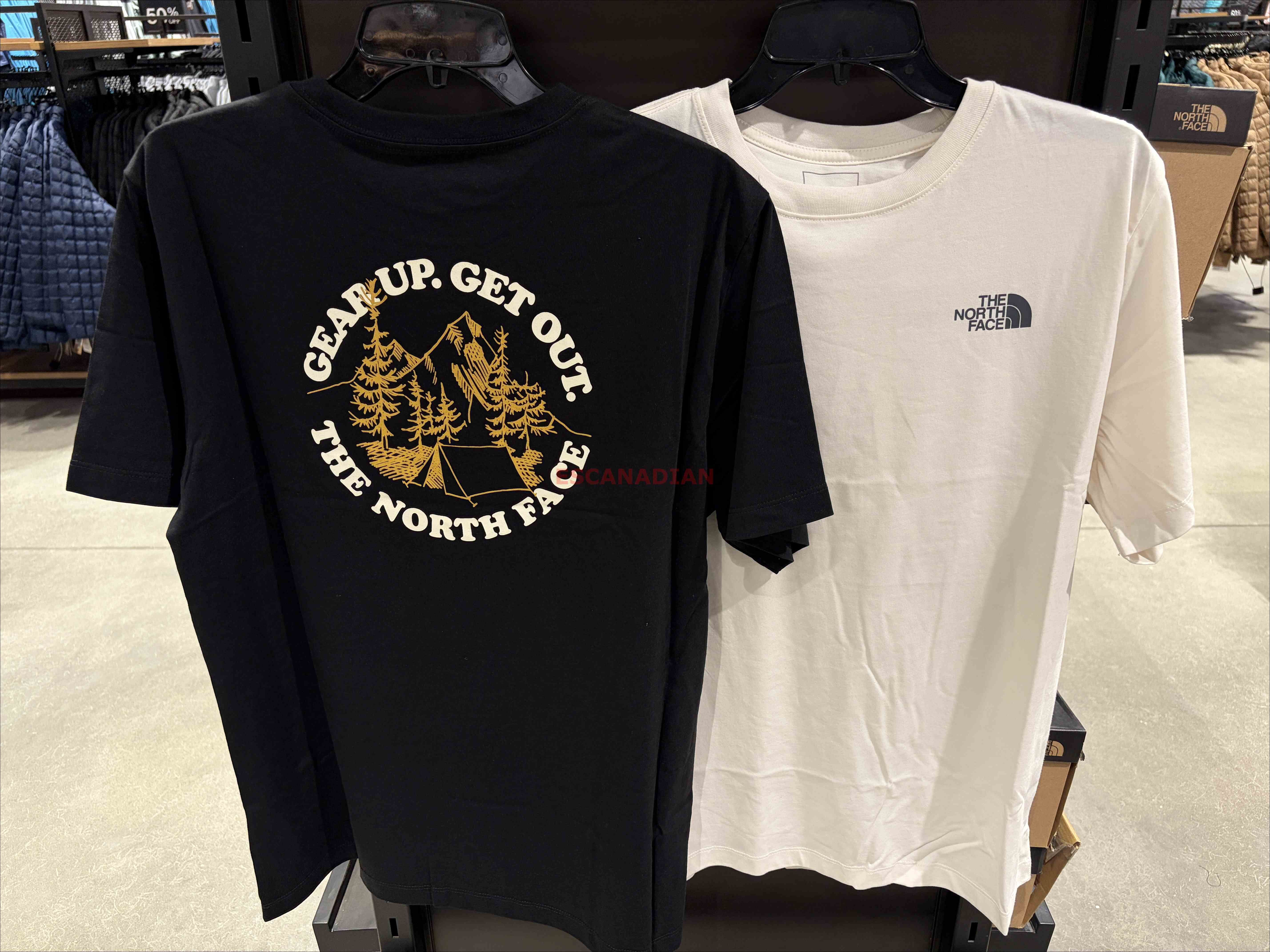 THE NORTH FACE 男大人 Gear Up露營 正反圖案 短TEE (2色)