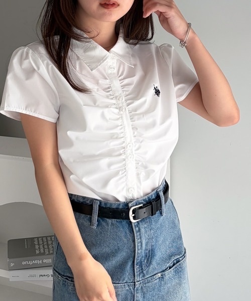 U.S. POLO ASSN. / Shirred Shirt