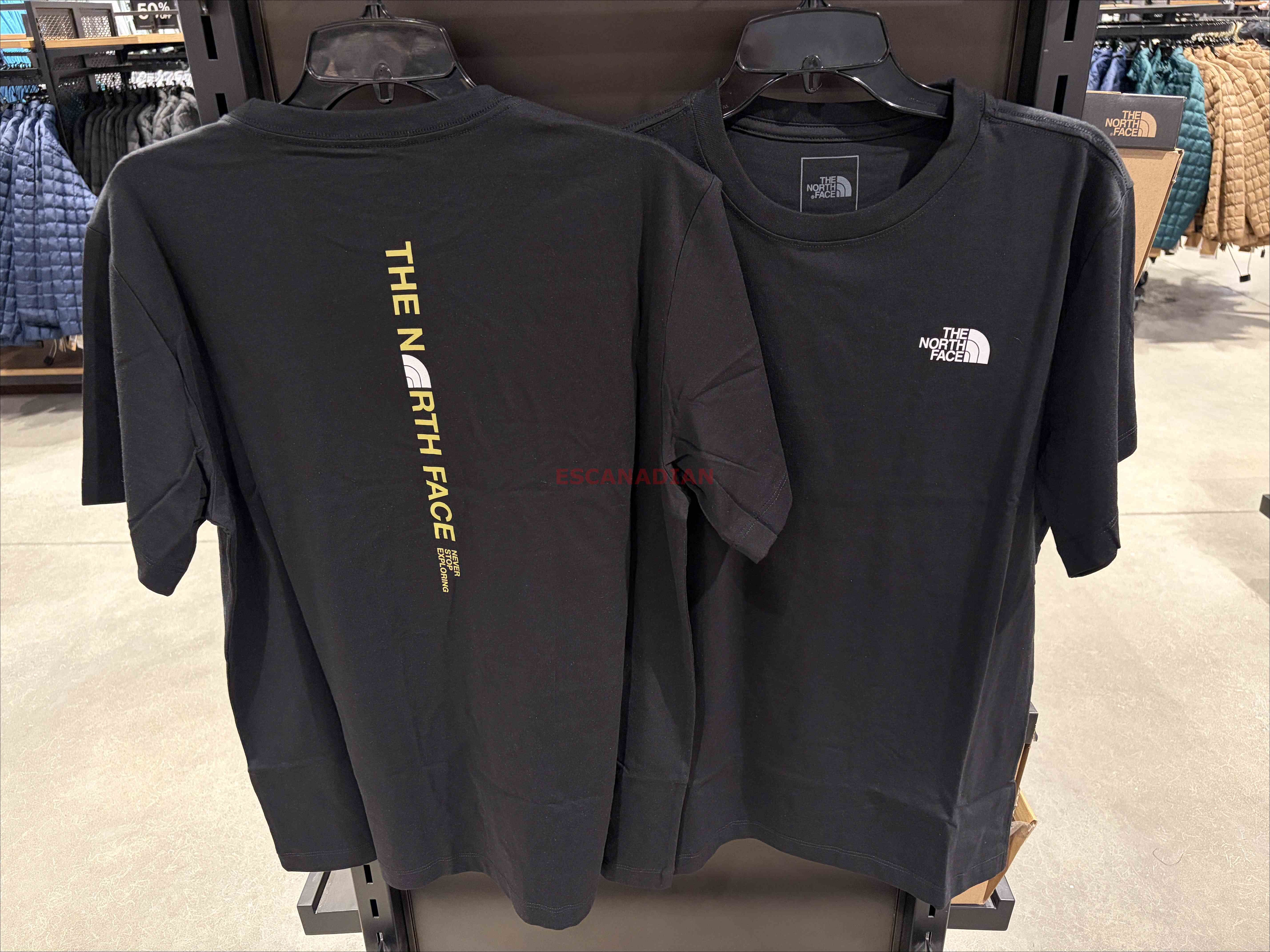 THE NORTH FACE 男大人 正反字樣標語 短TEE