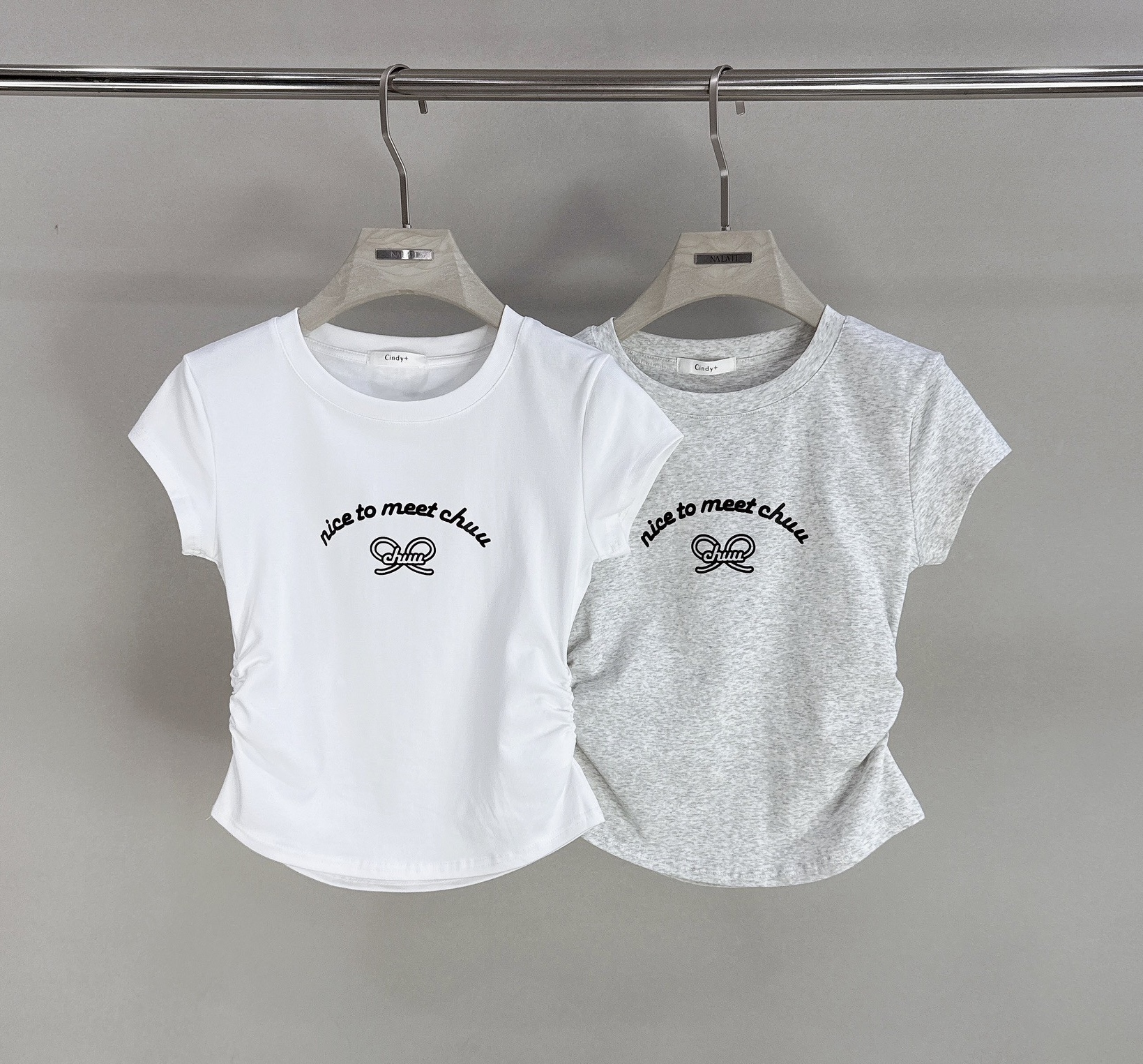 蝴蝶結chuu字母側皺衣